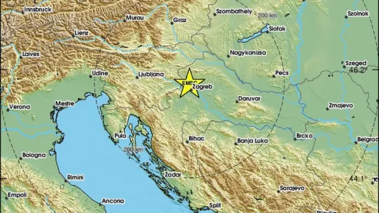 Podsljemensku zonu pogodila dva potresa i probudila Hrvate: 'Po&scaron;teno se osjetilo'
