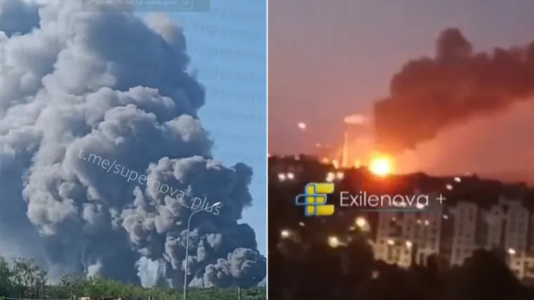 Vatrena kugla i ogroman oblak dima: Pogledajte &scaron;to se događa u Rusiji