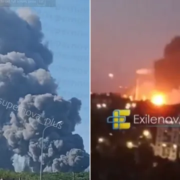 Vatrena kugla i ogroman oblak dima: Pogledajte &scaron;to se događa u Rusiji