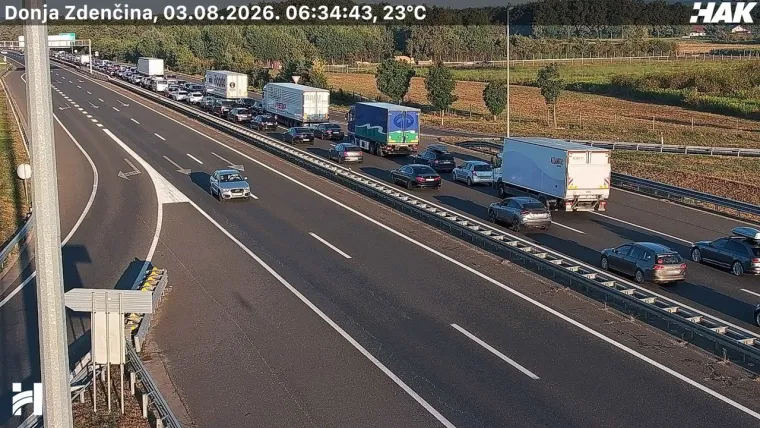 Kaos na putu prema moru: Zbog nesreće na A1 kod Karlovca kolona duga 25 km