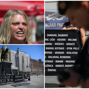 Žestoke poruke na Trgu uoči Oluje: 'Zločini su odgovornost svih nas'