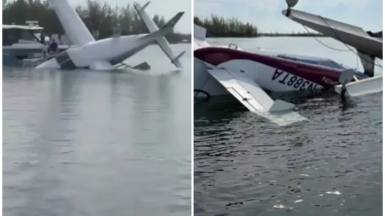Snimljen trenutak udara: Hidroavion se zabio u pristani&scaron;te i zavr&scaron;io u moru