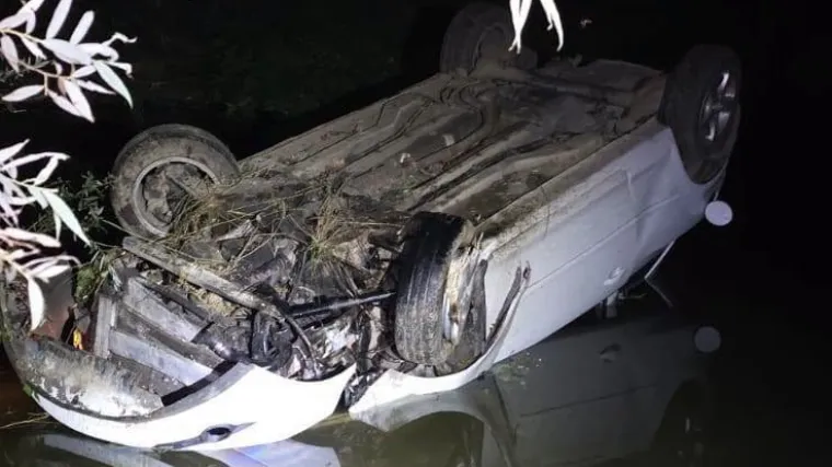 Autom sletio u rijeku Orljavu, jedna osoba zavr&scaron;ila u bolnici