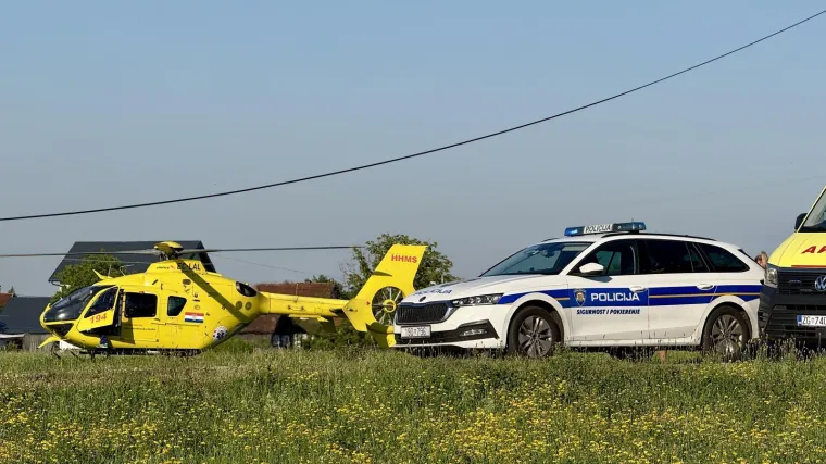 Te&scaron;ka nesreća na istoku Hrvatske: Jedna osoba poginula, po drugu do&scaron;ao helikopter