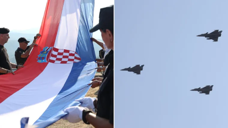 Knin obilježio 31 godinu od Oluje: Rafalei parali nebo, na tvrđavi zavijorila zastava