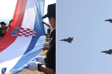 Knin obilježio 31 godinu od Oluje: Rafalei parali nebo, na tvrđavi zavijorila zastava