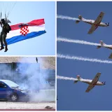 Spektakularni prizori na nebu iznad Knina: Vojska i policija demonstrirali svoju moć
