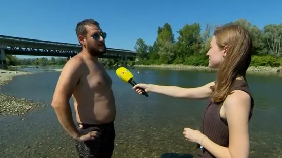 Drava presu&scaron;uje, ali kupači ne odustaju: 'Ovdje je puno bolje nego na moru!'