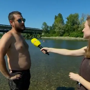 Drava presu&scaron;uje, ali kupači ne odustaju: 'Ovdje je puno bolje nego na moru!'