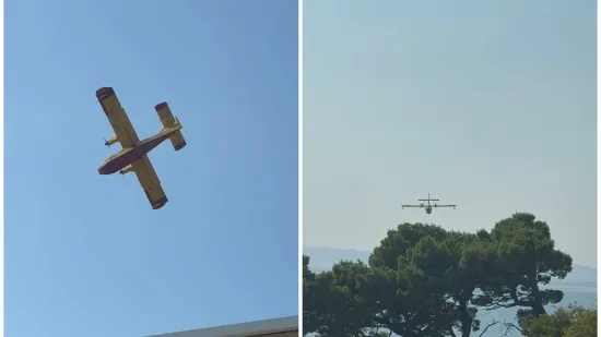 Buknuo požar kod Vrgorca: U pomoć vatrogascima stigla dva kanadera