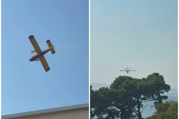 Buknuo požar kod Vrgorca: U pomoć vatrogascima stigla dva kanadera