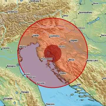 Potres zatresao Kvarner, osjetili ga mnogi: 'Kratko, ali jako'