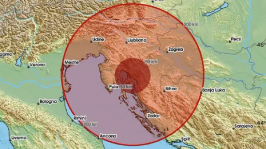 Potres probudio stanovnike juga Hrvatske: 'Prvo je odjeknula tutnjava, a onda je zatreslo!'