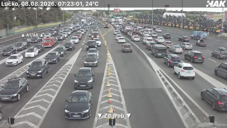 Gužve prema moru od ranog jutra: Pogledajte kolone na Lučkom, vozi se uz zastoje