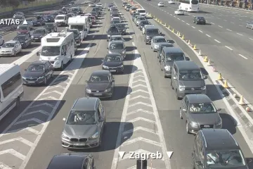 Gužve na cestama prema moru: Zbog dvije nesreće na A1 stvaraju se kolone