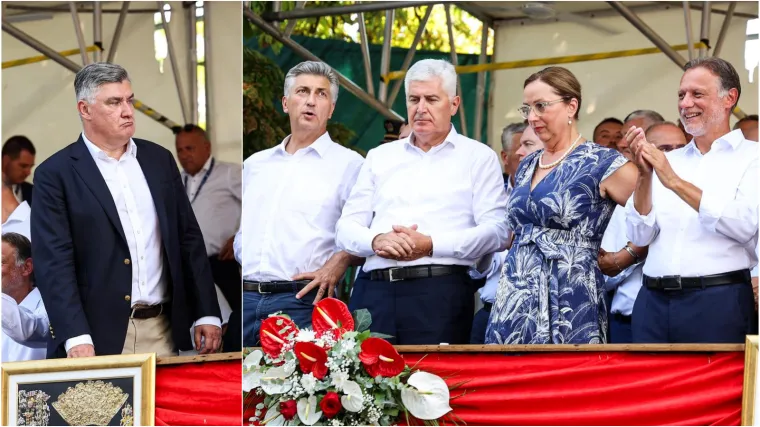 Milanović i Plenković ponovno na istom mjestu: U Sinju nisu izostale ni političke strelice