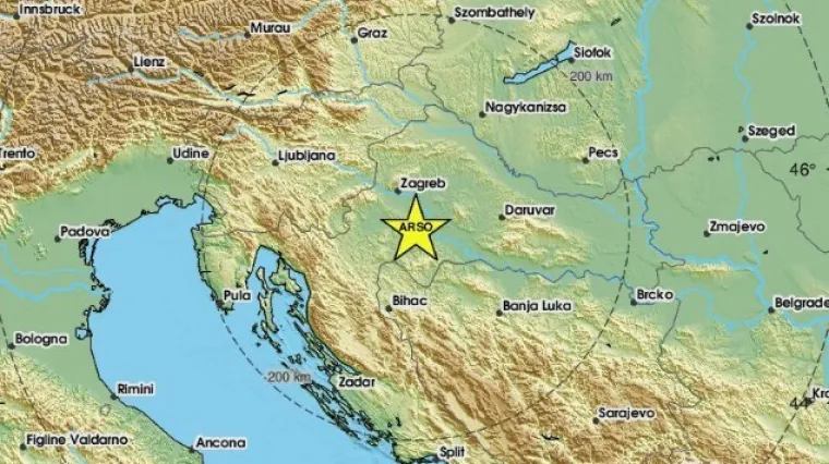 Slabiji potres zatresao područje između Zagreba i Siska