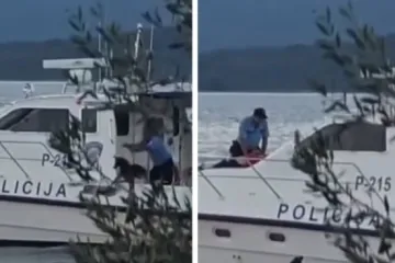 Snimka policajca koji baca psa u more užarila mreže: Ovo je službeno obja&scaron;njenje