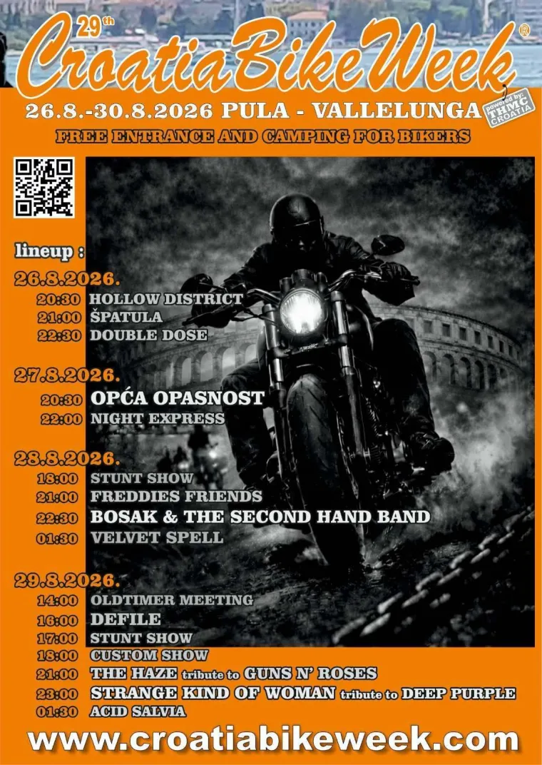 Finale ljeta na jednom od najvećih bajkerskih susreta u Europi - Croatia Bike Week!!!