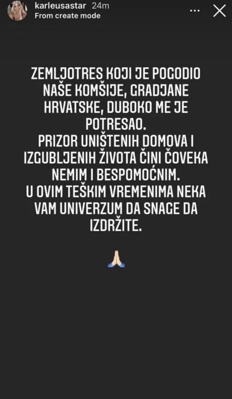 Jelena Karleu&scaron;a ekskluzivno: 'Ja sam bezopasna žena, neka prođe mržnja i ludilo i vidimo se'