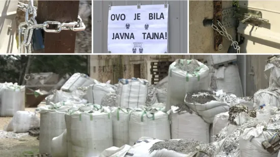 Afera s otpadom prerasta u političku krizu: Preko noći pojavili se lanac, lokot i kamere
