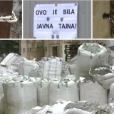 Afera s otpadom prerasta u političku krizu: Preko noći pojavili se lanac, lokot i kamere