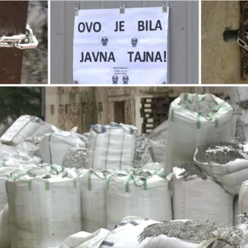 Afera s otpadom prerasta u političku krizu: Preko noći pojavili se lanac, lokot i kamere