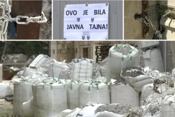 Afera s otpadom prerasta u političku krizu: Preko noći pojavili se lanac, lokot i kamere