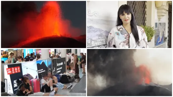 Etna zarobila Hrvate na Siciliji, ali: 'Lava se ne viđa svaki dan'