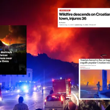 Svjetski mediji bruje o katastrofalnom požaru kod Omi&scaron;a: Evo &scaron;to pi&scaron;u o buktinji