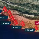 U dva sata stradao je skoro cijeli dio omi&scaron;kog područja: Ovako se &scaron;irila vatrena linija