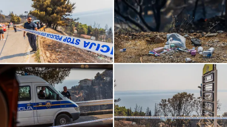 Ovako danas izgledaju Omi&scaron; i okolica: Umorni vatrogasci, pougljeni automobili i prizori tuge