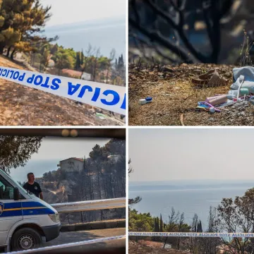 Ovako danas izgledaju Omi&scaron; i okolica: Umorni vatrogasci, pougljeni automobili i prizori tuge