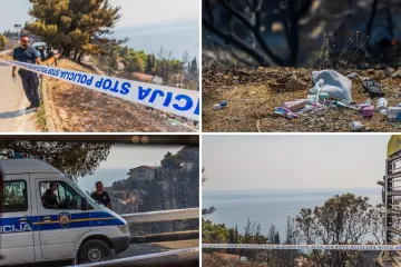 Ovako danas izgledaju Omi&scaron; i okolica: Umorni vatrogasci, pougljeni automobili i prizori tuge