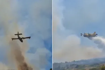 Vatra ih BiH prešla u Hrvatsku, ponovno gori na Dugom otoku: 'Jako brzo se širi'