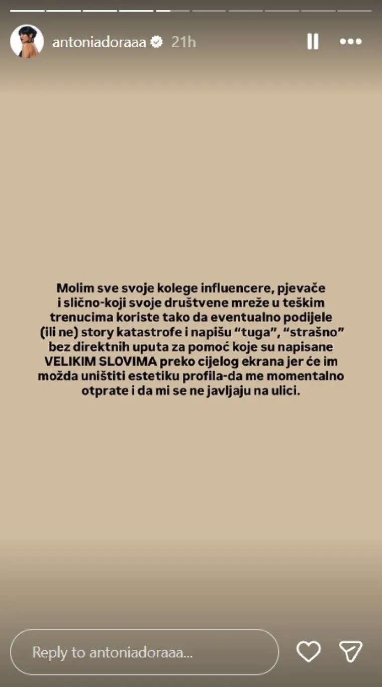 Na&scaron;a pjevačica o&scaron;tro reagirala nakon požara kod Omi&scaron;a: 'Otpratite me i nemojte mi se javljati'