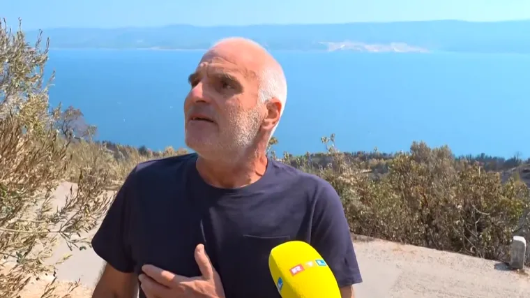 Žarko ove godine neće brati svoje masline. Slomio se pred kamerama: 'Gledao sam kako gori'