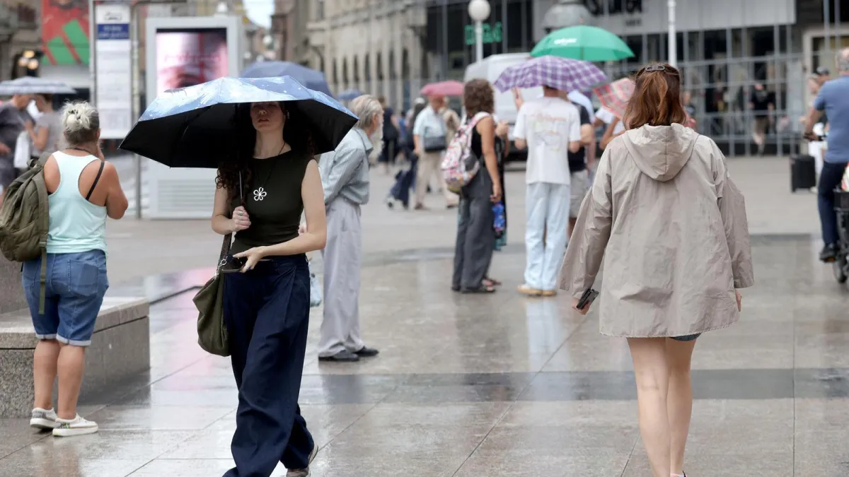 Vrijeme se naglo mijenja: Stižu pljuskovi, grmljavina i olujni udari vjetra