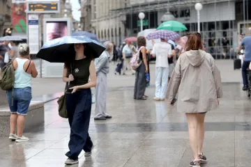 Vrijeme se naglo mijenja: Stižu pljuskovi, grmljavina i olujni udari vjetra