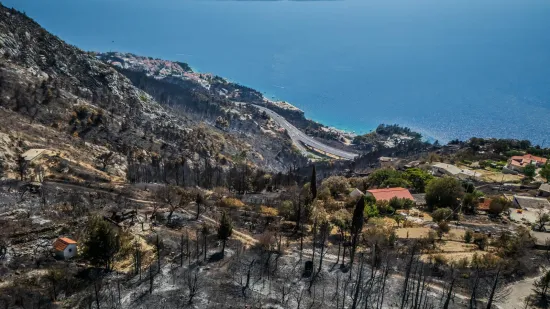 Prizori koji slamaju srca: Pogledajte dramatične snimke iz zraka nakon požara kod Omi&scaron;a