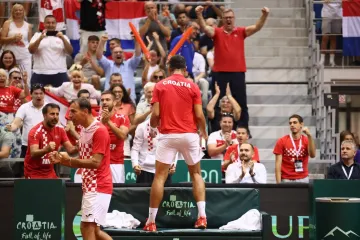 Hrvatska na Njemačku s Čilićem, Prižmićem, Mektićem i Pavićem