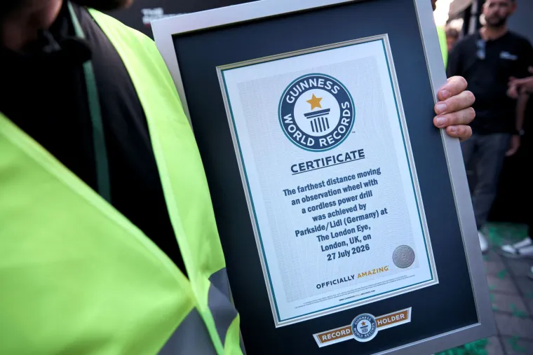 PARKSIDE slavi novi mega stunt i novi Guinness World Record