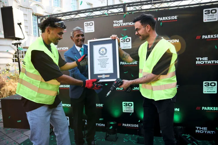 PARKSIDE slavi novi mega stunt i novi Guinness World Record