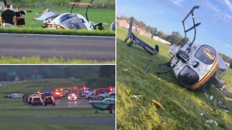 Sudar aviona i helikoptera: Jedan mrtav, policajac hrabrim potezom spasio kolegu