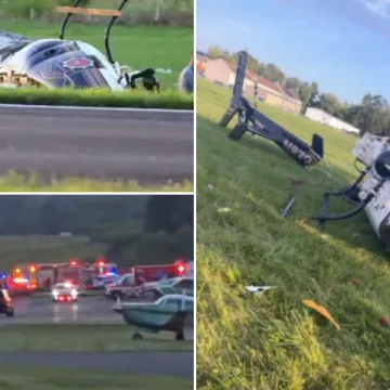 Sudar aviona i helikoptera: Jedan mrtav, policajac hrabrim potezom spasio kolegu