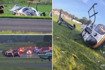 Sudar aviona i helikoptera: Jedan mrtav, policajac hrabrim potezom spasio kolegu