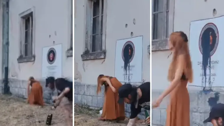 Policija istražuje performans u kojem je uni&scaron;ten grb Tigrova u Sinju: Oglasila se i umjetnica