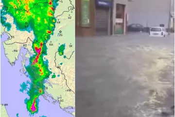 Snažno nevrijeme pogodilo Istru! Rijeka pod vodom, dio Karlovca bez struje