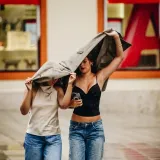 Ljepotice preplavile Varaždin: Ni ki&scaron;a ih nije spriječila da zablistaju na &Scaron;pancirfestu