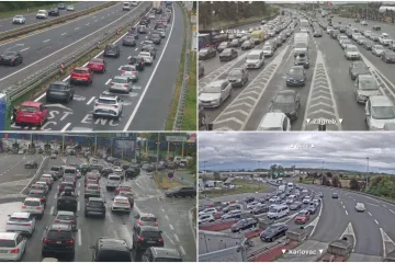 Na dionici autoceste A1 prekinut promet, HAK: 'Kolone u oba smjera su oko 16 kilometara'
